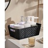 Storage Bins with Lids 6 Packs, Plastic Storage Bins with