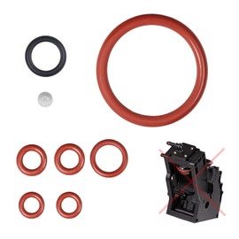 Maintenance Kit Seal O-Rings for Brewing Unit and Support Valve Suitable for Cafe Bonitas Acopino Set-35.2 by Snapworld-Kaffee (for Brewing Unit without Crema Screw on Spout and Larger Brewing Piston)