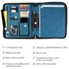 Leather Business Portfolio Organizer Padfolio Binder for Women with Zipper