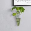 Toddmomy 2pcs Wall Mounted Plant Terrariums Cone Shaped Hanging Planter