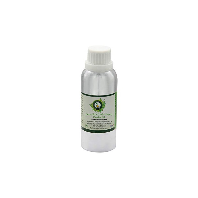 R V Essential Pure Okra (Lady Finger) Carrier Oil 630ml