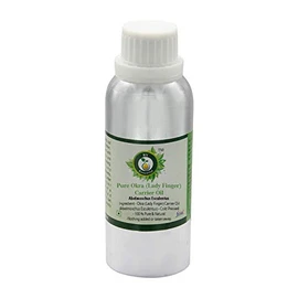 R V Essential Pure Okra (Lady Finger) Carrier Oil 630ml (21oz)- Abelmoschus Esculentus (100% Pure and Natural Cold Pressed)