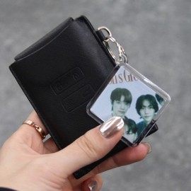 Transparent Photocard & ID Photo Diamond Keyring Photocard Keyring 16ea
