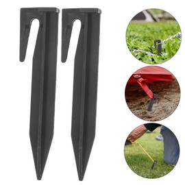 Alipis 100pcs Heavy Duty Tent Pegs Sturdy Ground Stakes for Outdoor Camping Garden Use and Awning Support for Securely Fixing Tents Windy Conditions