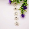 Bead Chain String Half Side Flatback DIY Imitation Pearl String