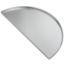 Skyflame Universal Stainless Steel Griddle, 18" Half-Round Flat Top BBQ Cooking Griddle for Kamado Joe Ceramic Grills / Weber Kettle Grills / Grill Caterings /Outdoor Stoves