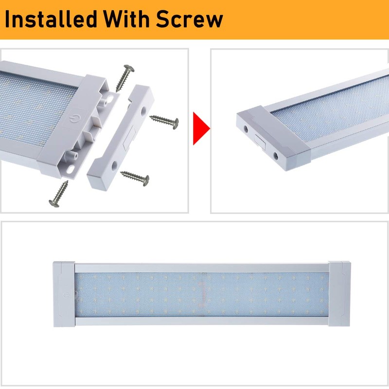 Raycharm RV & Boat Under-Cabinet Interior LED Light Fixture 18.1"