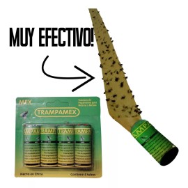 mdj 10 Paquetes De 4 Trampas De Pegamento Para Moscas Pegamoscas