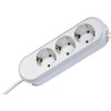 SMART,387.271,Steckdosenleiste AA83x Schutzkontakt,weiss, 3,0 m