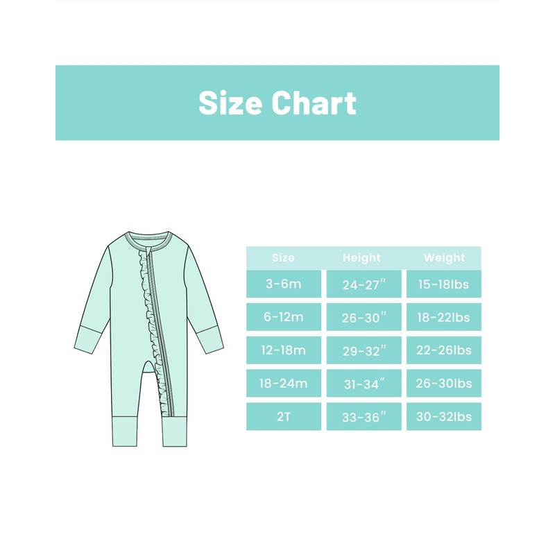 DREAMHALO Baby Girl Romper Long Sleeve Jumpsuit Infant Zipper Outfit