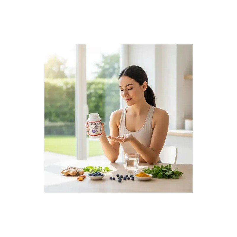 Glucalma Forte 100 Capsulas Suplemento Alimenticio Aurevia