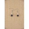 Garnet & Clear Quartz Earrings