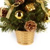 30cm Gold Dressed Christmas Tree