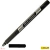 DOLLAR Fineliner Pens, BLACK, 0.3mm Ultra Fine Felt Tip, Pack