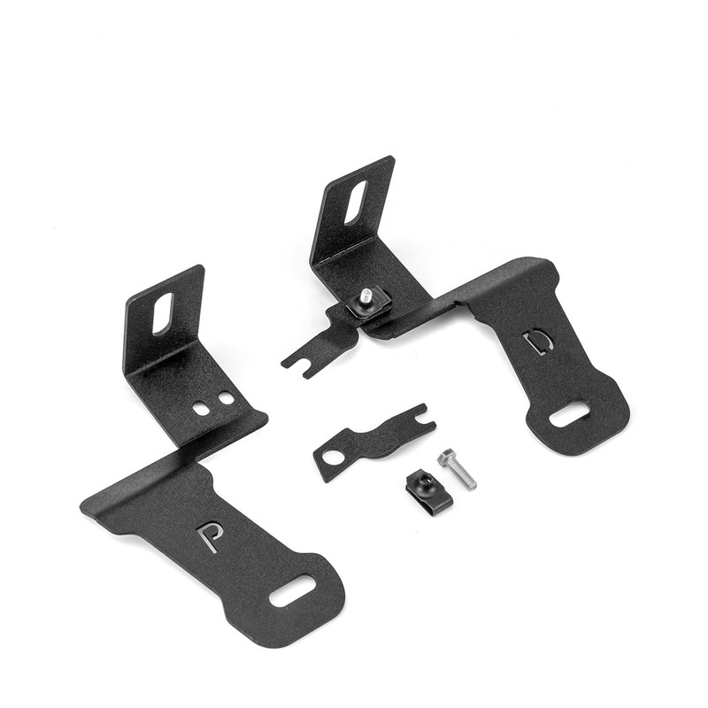 ROMELACK Hood Mount Brackets Ditch Light Pods Bracket No Drilling