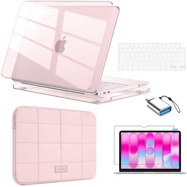 for MacBook Neo Case 13 inch 2026 Model A3404, Crystal Blush
