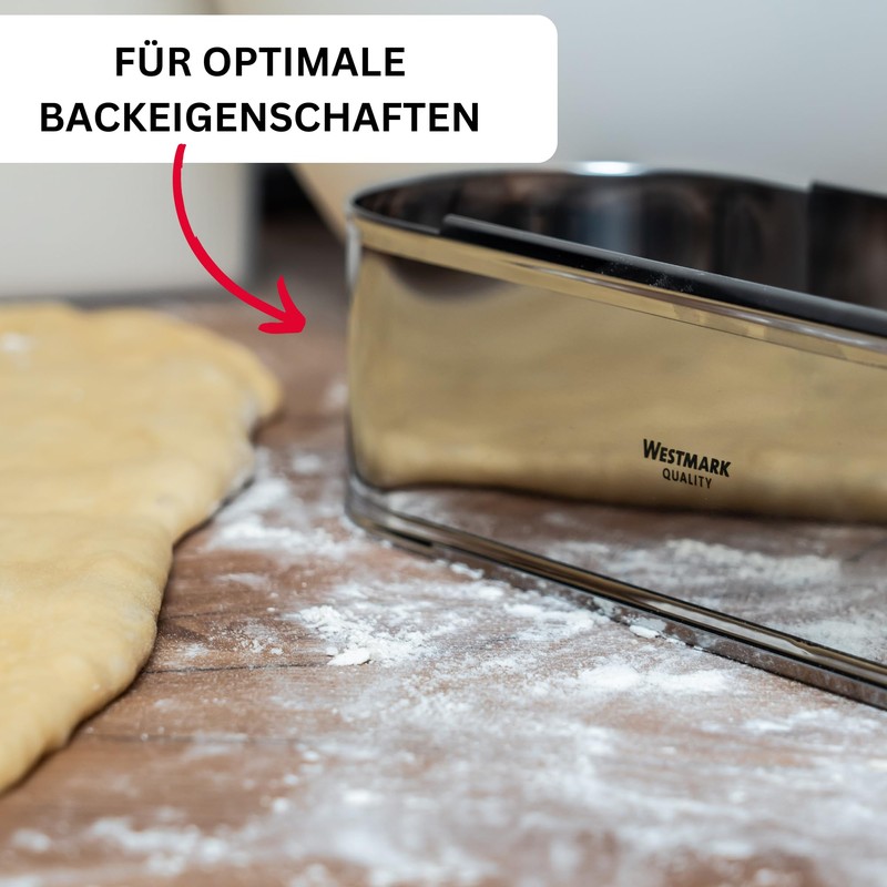 Back/Stollenform ausziehbar