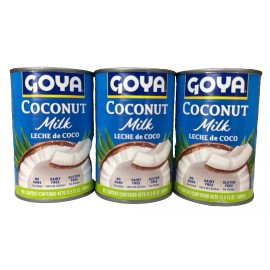 Goya Coconut Milk Leche de Coco 13.5 oz can (3 pack)