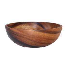 MAGICLULU 1pc Wooden Bowl Wedding Registry Items Dough Bowl Fruit Container Pasta Bowls Wood Bowls Large Salad Bowl Wooden Cutlery Unbreakable Small Bowls Food Japanese-style Asia