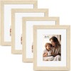 FinalFind 8x10 Picture Frame with Mat for 5x7, Set of