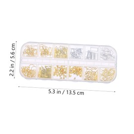 SAFIGLE Hollow Metal Ring Nail Decorations 2 Boxes DIY Manicure Sequins for Fingernails Unique Design for Nail Art Enthusiasts for Crafting