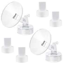 17mm Flange and Duckbill Valve Compatible with Spectra S1 Spectra S2 Spectra9 Plus Synergy Gold Breast Pump, Spectra Pump Parts S2 Parts S2 Accessories Replacement