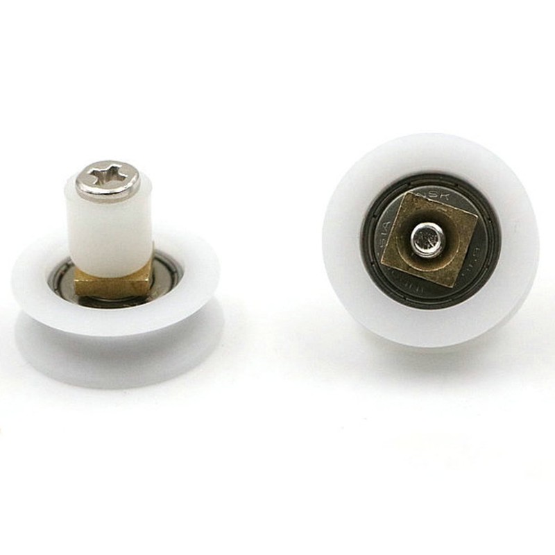 YUANQIAN 8 x Rollers for Shower Cubicles, V-Grooves, YQ-1027