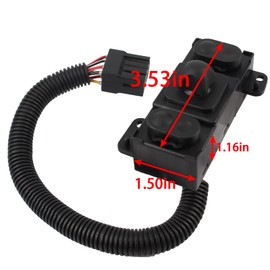 F65Z-14A701-AA Left Driver Side Power Seat Switch Replacement for Ford F150 F250 F350