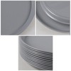 Rinboat 12 Pcs Round Restaurant Serving Trays, Food Meals Server
