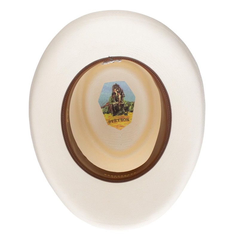 Stetson 10X Royal Flush Straw Cowboy Hat (US, Numeric, 7