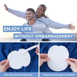 Kleinert's Super Absorbent! 100% Cotton, Peel & Stick, Disposable Underarm Pads. Our Most Absorbent Disposable. Standard Size Unisex