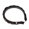 BESPORTBLE Braided Pearl Headband for Women Elegant Faux Braid Hair