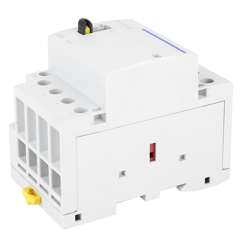 BCH8-40M 4P 40A Household AC Modular Contactor with Manual Control