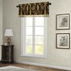 TOPLUXE Curtain Valance for Windows 137x46cm, Damask Valance with Tassels,