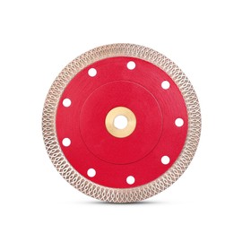 Casaverde 4.5" Super Thin Diamond Tile Blade with 3/8" Arbor,Cutting for Granite Marble Ceramic Porcelain Tiles