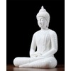 Houlu 12 inch Ceramic Buddha Statues for Home Decor, Small