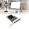 4 Port PCIe Network Card, Gigabit PCIe NIC for Realtek