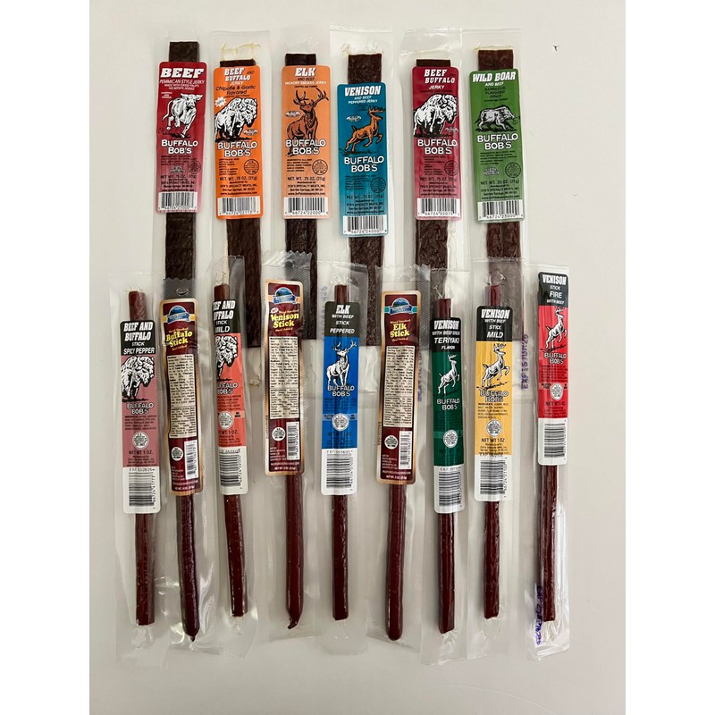Jerky Dynasty Big Game 15-Piece Jerky Variety Pack - Assorted
