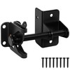 KINJOUZ Self Locking Gate Latch for Wooden Fence, Heavy Duty