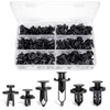 Ginsco 102pcs 6.3mm 8mm 9mm 10mm Bumper Push Fasteners Rivet