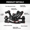 Bike Disc Brake Kit, Aluminum Front and Rear Caliper, MTB