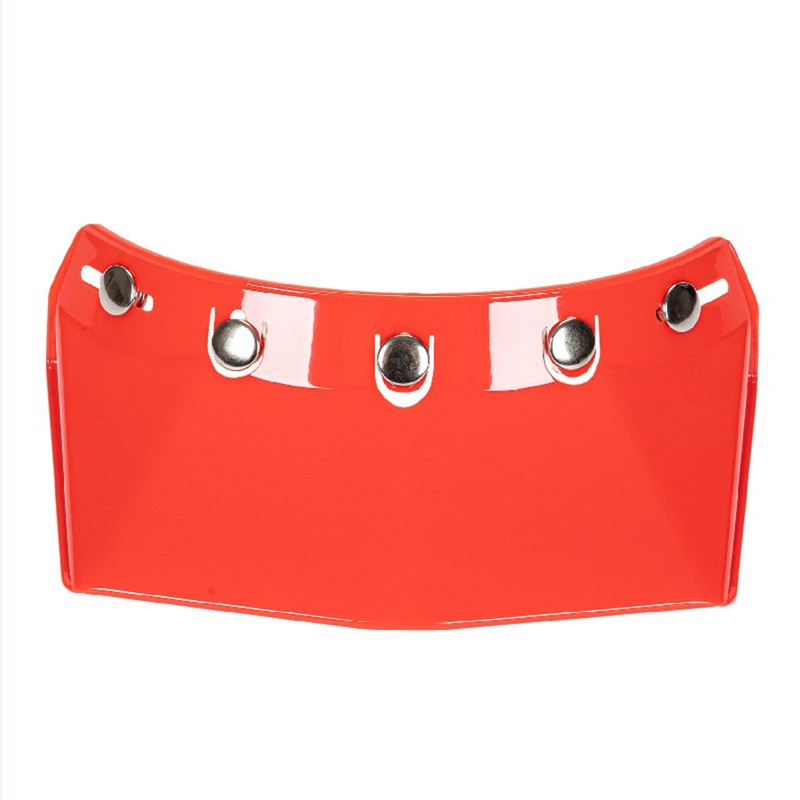 Universal 5-Snap Visor for Open Face Motorcycle Helmet Wind Flip