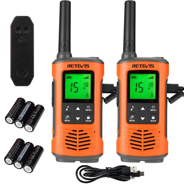Retevis RT45P IP67 Waterproof Walkie Talkie Range Walkie Talkies for