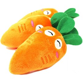 1Pc Orange Soft Puppy Pet Supplies Cute Carrot Plush Chew Squeaker Sound Squeaky Toys for Dog Cat Birthday Xmas Gifts Pet Supplies Puppy Toys