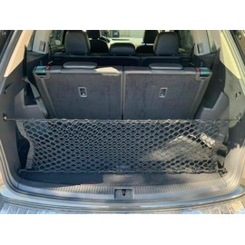 EACCESSORIES EA Trunk Organizer Cargo Net for Volkswagen Atlas 2017-2023 - Envelope Style Cargo Net for SUV - Premium Mesh Elastic Car Trunk Organizer Vehicle Carrier Storag – Compatible with VW Atlas