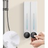 Liquid Soap Dispenser Wall Mount, 3 Chamber Bathroom Shower Pump