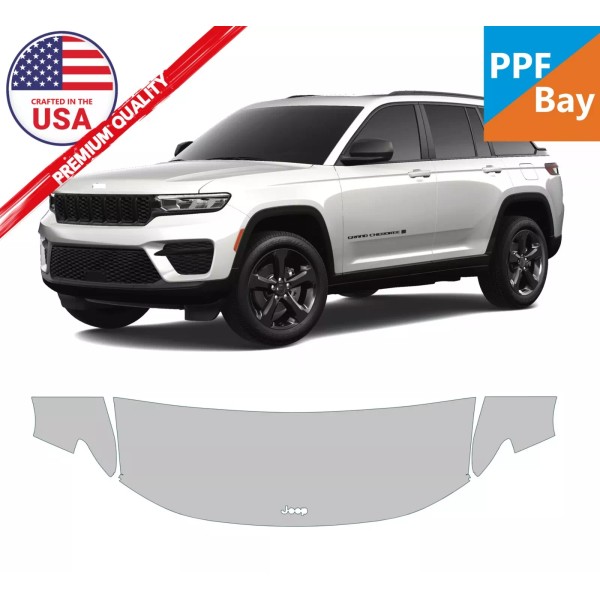 Unbranded For Jeep Grand Cherokee 2022-2024 Hood 24" Paint Protection