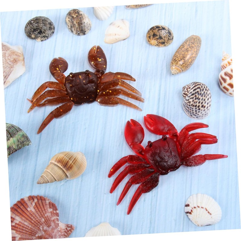 Parliky 12pcs Artificial Crab Lure Baits Durable Simulation Fish Baits