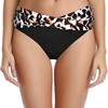 Women's Beach Vacation Bikini Bottoms Swim Trunks Leisure L/Striped 5ea