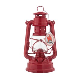 Feuerhand Galvanized Storm Lantern, Steel, Red